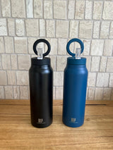 750ml Magnetic Water Bottle + Phone Holder with Straw